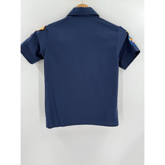 Vintage USA MADE Boy Scouts Shirt YOUTH MEDIUM Cub Scout Short Sleeve Outdoor - Picture 11 of 12